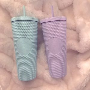 SET - Starbucks Venti Studded Lavender + Mint